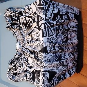 Black and white XL dress